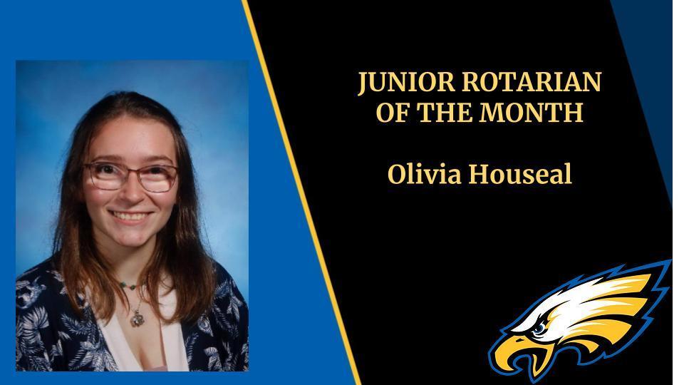 Junior Rotarian of the Month Olivia Houseal