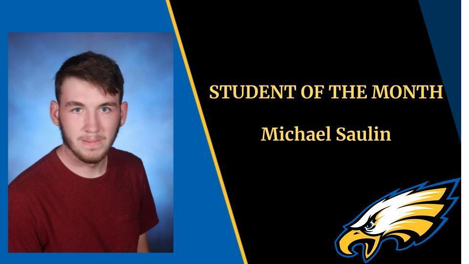 Student of the Month Michael Saulin