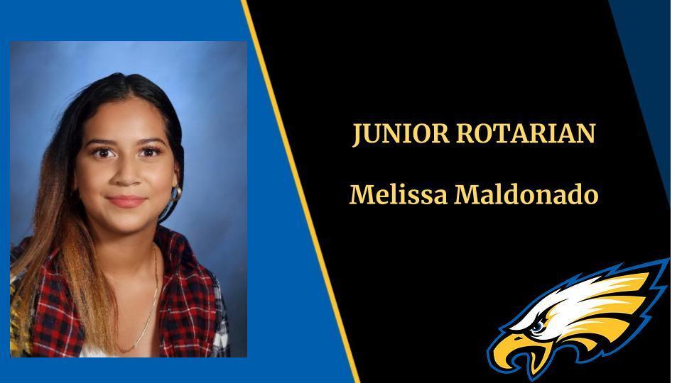 Junior Rotarian of the Month Melissa Maldonado