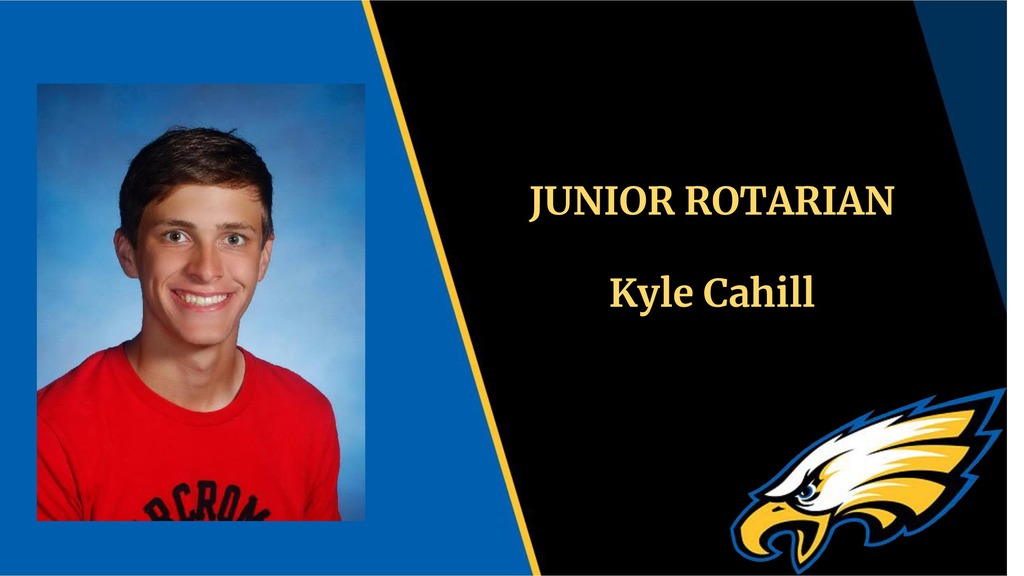 Junior Rotarian of the Month  Kyle Cahill
