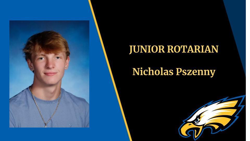 Junior Rotarian of the Month Nicholas Pszenny
