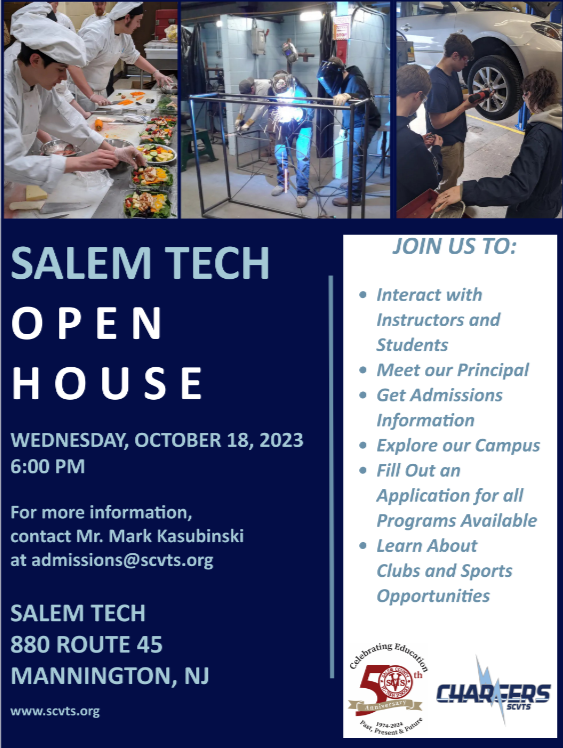 Vo Tech Open House 10/18